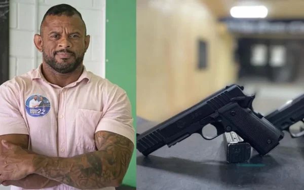 Fabinho Sapo pode ficar inelegível após prisão em flagrante por porte ilegal de arma; caso segue em instrução